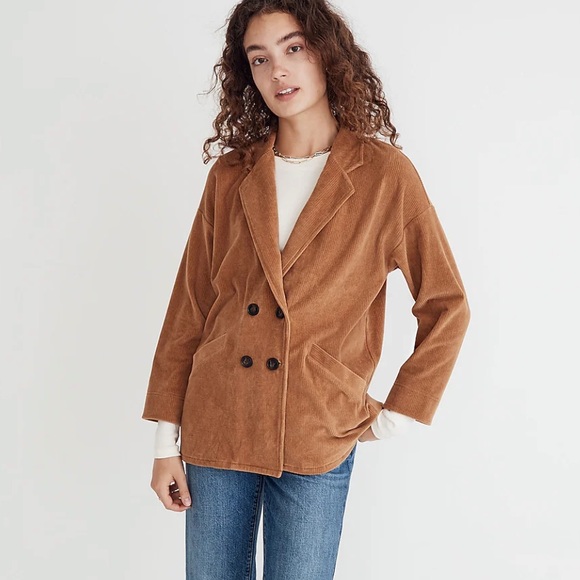 Madewell Knit Corduroy Redford Blazer Sz. Small - Picture 2 of 8